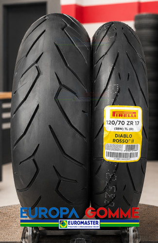 Coppia pirelli 120 - 120/70, zr17